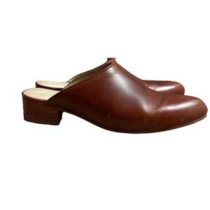 Nisolo Rich Brown Leather Mules